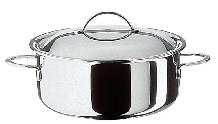 Spring Cristal Braadpan Met Deksel ø 24 Cm Rvs Glans 3 Spring Cristal Braadpan Met Deksel ø 24 Cm Rvs Glans