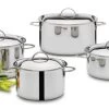 Spring Cristal Pannenset Rvs 4-delig 1 Spring Cristal Pannenset Rvs 4-delig -Le Creuset Winkel 0285850604