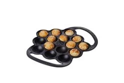 Victoria Poffertjespan Geëmailleerd Gietijzer