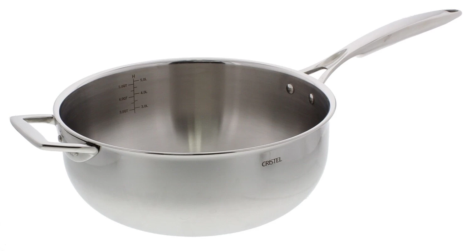 Cristel Castel'Pro Multiply Sauspan ø 28 Cm Rvs 3 Cristel Castel'Pro Multiply Sauspan ø 28 Cm Rvs