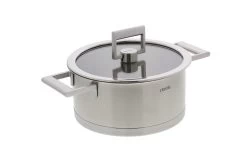 Cristel Strate Kookpan Met Glazen Deksel ø 18 Cm Rvs