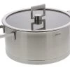 Cristel Strate Kookpan Met Glazen Deksel ø 24 Cm Rvs -Le Creuset Winkel 1783098 1