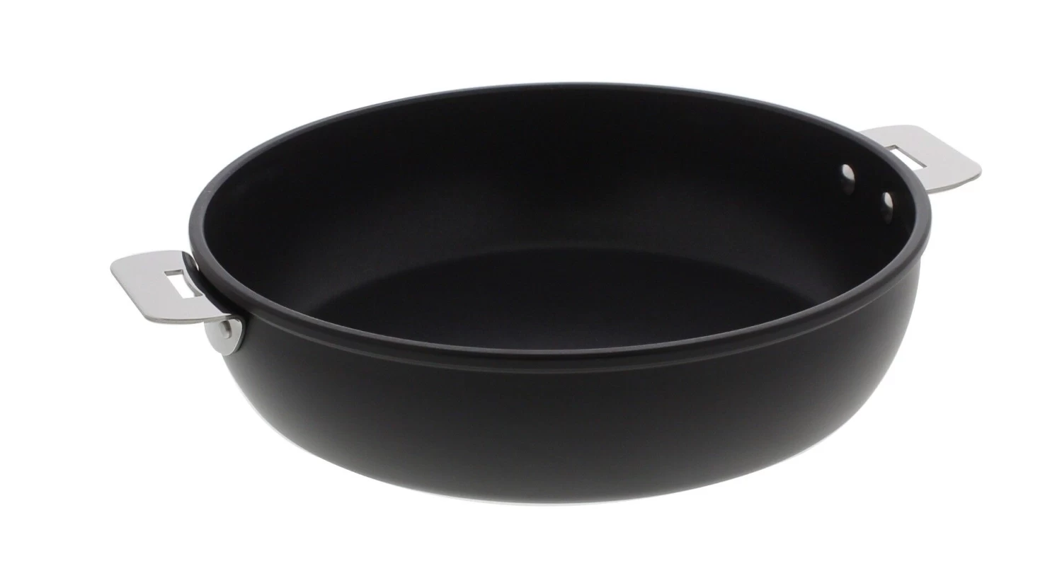 Cristel Cookway Removable Sauteerpan Met Anti-aanbaklaag ø 24 Cm Aluminium Zwart 3 Cristel Cookway Removable Sauteerpan Met Anti-aanbaklaag ø 24 Cm Aluminium Zwart