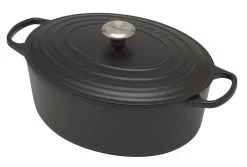 Le Creuset Signature Braadpan Ovaal 7,5 Liter ø 33 Cm Gietijzer Matzwart