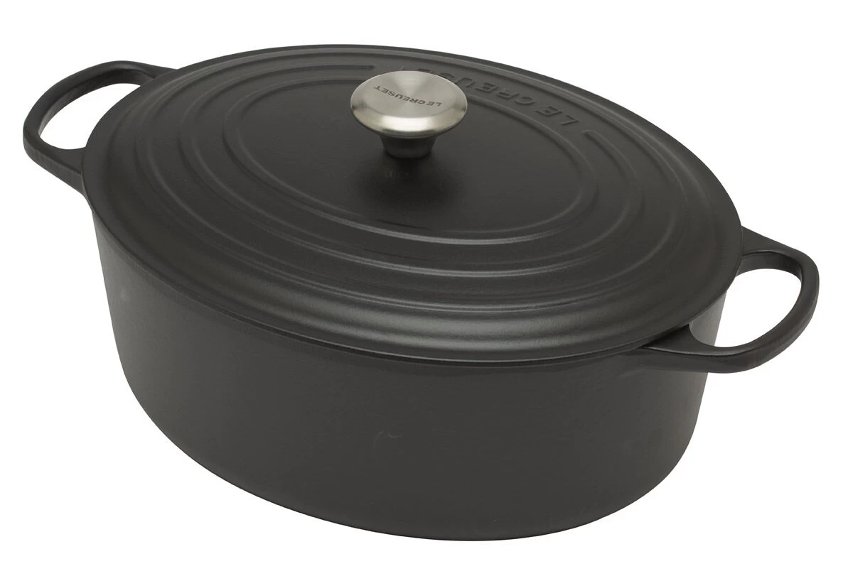 Le Creuset Signature Braadpan Ovaal 7,5 Liter ø 33 Cm Gietijzer Matzwart 3 Le Creuset Signature Braadpan Ovaal 7,5 Liter ø 33 Cm Gietijzer Matzwart
