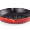 Le Creuset Hoge Grillplaat Rond ø 25 Cm Gietijzer Kersrood