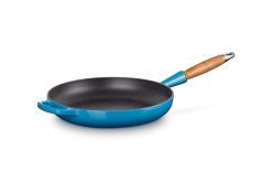 Le Creuset Koekenpan Rond Met Open Greep ø 28 Cm Gietijzer Marseilleblauw