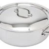 Mauviel M'Cook Lage Braadpan Met Deksel ø 28 Cm Rvs -Le Creuset Winkel 2273 23971 1