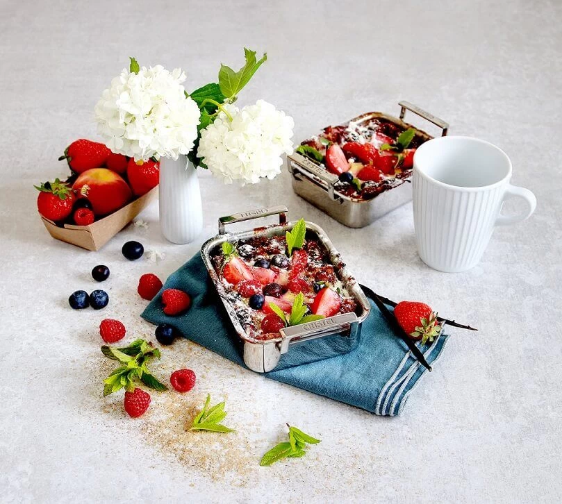 Cristel Mini Braadslede 12 X 10 Cm Rvs 6 Cristel Mini Braadslede 12 X 10 Cm Rvs - Afbeelding 4