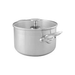 Mauviel M'Urban3 Kookpan Met Glazen Deksel ø 16 Cm Rvs 3 Mauviel M'Urban3 Kookpan Met Glazen Deksel ø 16 Cm Rvs