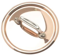 Mauviel M'Minis Deksel Rond ø 9 Cm Koper Rvs Greep