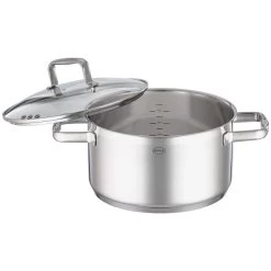 Rösle Charm Kookpan Met Glasdeksel ø 24 Cm Rvs 8 Rösle Charm Kookpan Met Glasdeksel ø 24 Cm Rvs -Le Creuset Winkel 91933 02