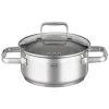 Rösle Charm Lage Kookpan Met Glasdeksel ø 20 Cm Rvs -Le Creuset Winkel 91934 01 600x600