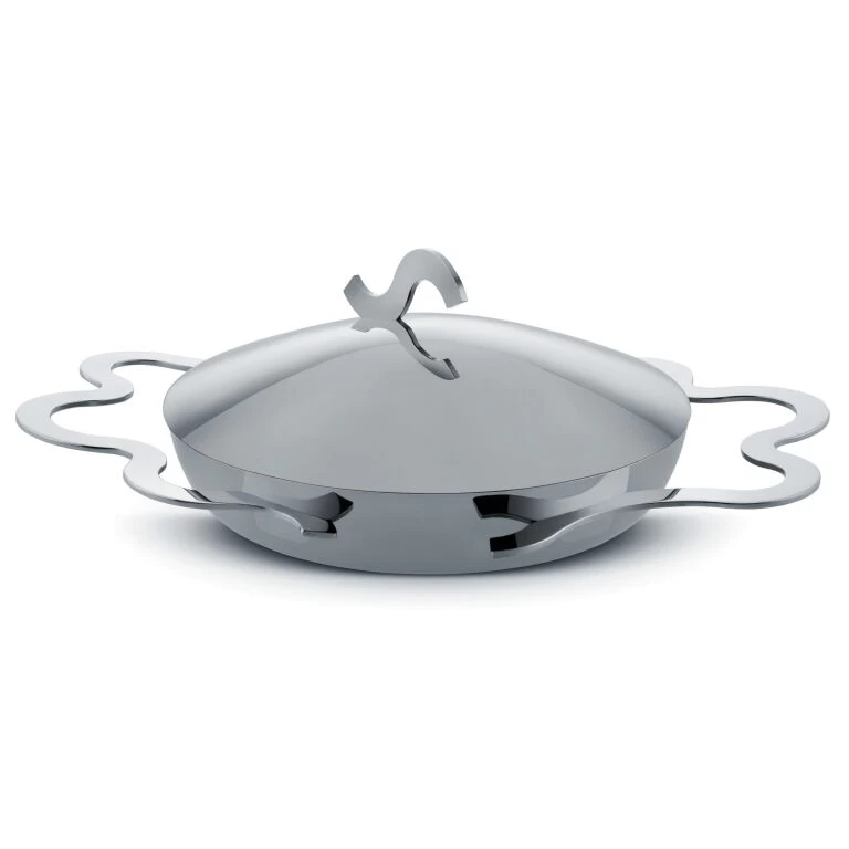 Alessi Tegamino Pan Met Twee Handgrepen 23,5 Cm X 17,4 Cm 3 Alessi Tegamino Pan Met Twee Handgrepen 23,5 Cm X 17,4 Cm