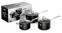 Le Creuset Les Forgées Steelpannenset Aluminium 3-delig
