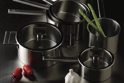 Cristel Strate Fixed Pannenset Met Glasdeksels Rvs 5-delig 5 Cristel Strate Fixed Pannenset Met Glasdeksels Rvs 5-delig - Afbeelding 3