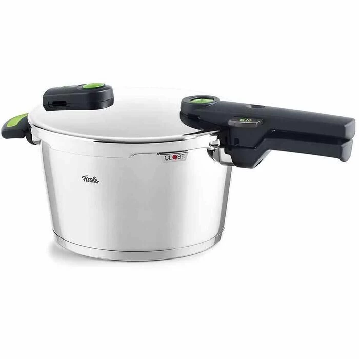 Fissler Vitaquick Green Snelkookpan Met Inzet 4,5 Liter 3 Fissler Vitaquick Green Snelkookpan Met Inzet 4,5 Liter