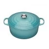 Le Creuset Signature Braadpan 4,2 Liter ø 24 Cm Gietijzer Caribbean Blue -Le Creuset Winkel gietijzeren ronde braadpan in caribbean blue 24cm 4 2l 1 1550480241 600x600