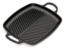 Le Creuset Rechthoekige Grill 30 Cm Gietijzer Mat Zwart