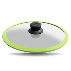 Gastrolux Squality Glasdeksel Met Silicone Rand ø 28 Cm Groen 5 Gastrolux Squality Glasdeksel Met Silicone Rand ø 28 Cm Groen -Le Creuset Winkel groene deksel