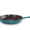 Le Creuset Skillet Koekenpan ø 26 Cm Gietijzer Deep Teal -Le Creuset Winkel lc 20200225 hl ps fs 20182266420422 001