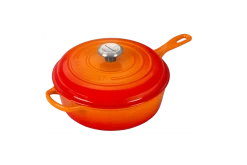 Le Creuset Signature Cassadou Braadpan ø 26 Cm Gietijzer Vulcanique