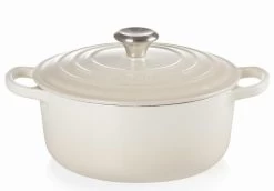 Le Creuset Signature Braadpan 4,2 Liter ø 24 Cm Gietijzer Meringue
