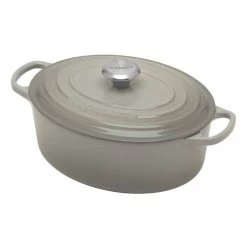 Le Creuset Signature Braadpan Ovaal 6,3 Liter ø 31 Cm Gietijzer Mist Gray