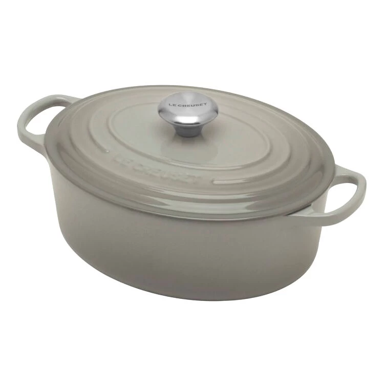 Le Creuset Signature Braadpan Ovaal 6,3 Liter ø 31 Cm Gietijzer Mist Gray 3 Le Creuset Signature Braadpan Ovaal 6,3 Liter ø 31 Cm Gietijzer Mist Gray