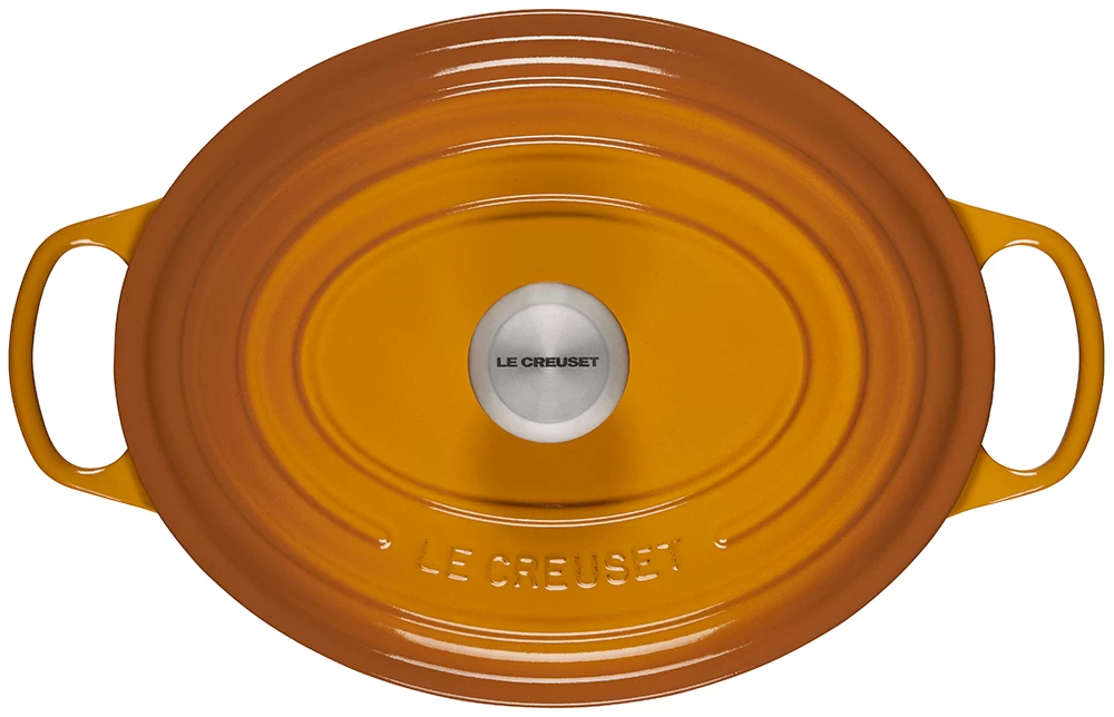 Le Creuset Signature Braadpan Ovaal 6,3 Liter ø 31 Cm Gietijzer Nectar 4 Le Creuset Signature Braadpan Ovaal 6,3 Liter ø 31 Cm Gietijzer Nectar - Afbeelding 3