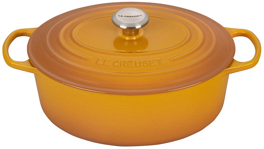 Le Creuset Signature Braadpan Ovaal 6,3 Liter ø 31 Cm Gietijzer Nectar 2 Le Creuset Signature Braadpan Ovaal 6,3 Liter ø 31 Cm Gietijzer Nectar
