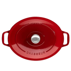 Chasseur Braadpan Ovaal 6 Liter ø 31 Cm Gietijzer Rood -Le Creuset Winkel oval casserole rubis01 1