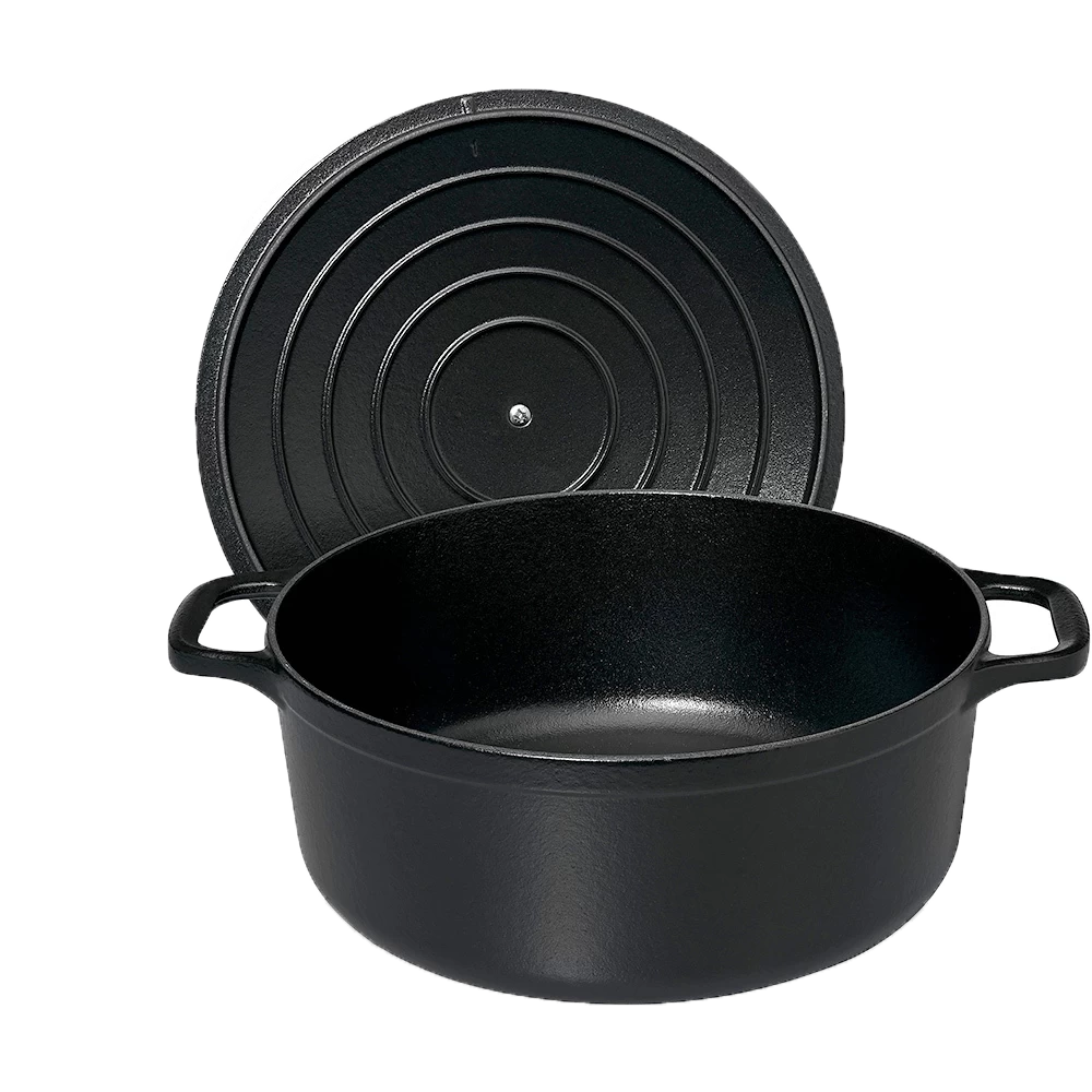 Chasseur Braadpan 4 Liter ø 24 Cm Gietijzer Mat Zwart 4 Chasseur Braadpan 4 Liter ø 24 Cm Gietijzer Mat Zwart - Afbeelding 2