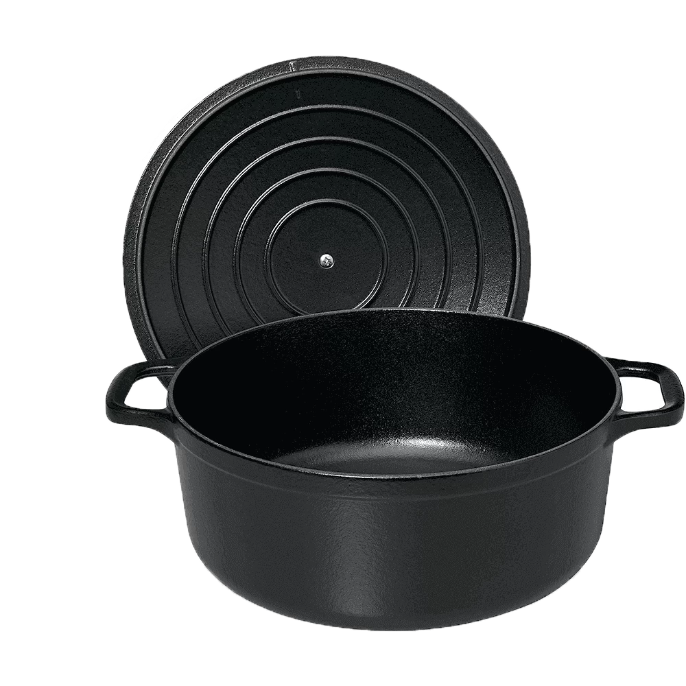 Chasseur Braadpan 5 Liter ø 26 Cm Gietijzer Mat Zwart - Afbeelding 2