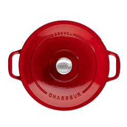 Chasseur Braadpan 5 Liter ø 26 Cm Gietijzer Rood -Le Creuset Winkel round casserole rubis01 1
