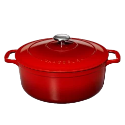 Chasseur Braadpan 4 Liter ø 24 Cm Gietijzer Rood