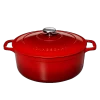 Chasseur Braadpan 6,1 Liter ø 28 Cm Gietijzer Rood -Le Creuset Winkel round casserole rubis02 2