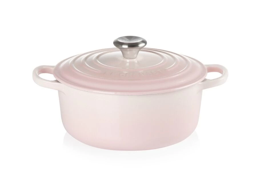Le Creuset Signature Braadpan 2,4 Liter ø 20 Cm Gietijzer Shell Pink 4 Le Creuset Signature Braadpan 2,4 Liter ø 20 Cm Gietijzer Shell Pink - Afbeelding 2