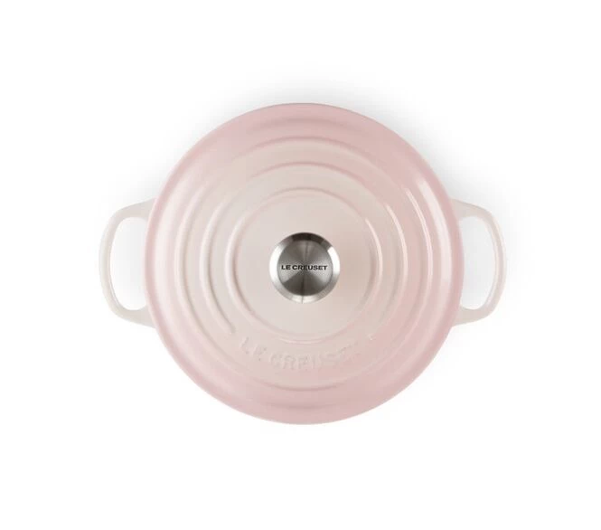 Le Creuset Signature Braadpan 2,4 Liter ø 20 Cm Gietijzer Shell Pink 6 Le Creuset Signature Braadpan 2,4 Liter ø 20 Cm Gietijzer Shell Pink - Afbeelding 4