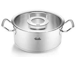 Fissler Original Profi Kookpan Laag Met Glasdeksel ø 20 Cm Rvs