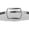 Cristel Castel'Pro Fixed Deksel ø 18 Cm Rvs 1 Cristel Castel'Pro Fixed Deksel ø 18 Cm Rvs -Le Creuset Winkel zoom1 couvercle inox 18 cm castel pro 125769